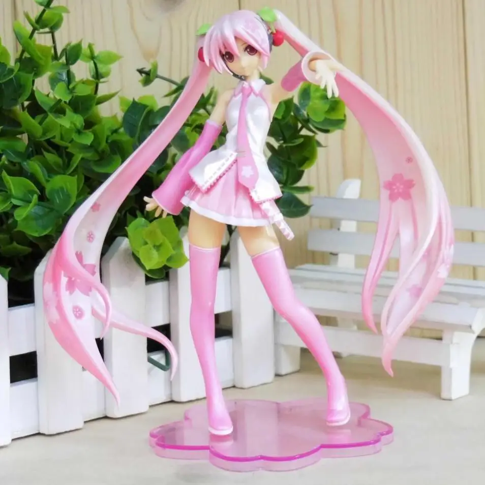

Hatsune Miku Cherry Blossoms Japanese Anime Feat Pvc Model Collection One Piece Action Figure For Christmas/birthday Gift