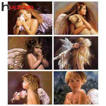 

Huacan Full Square Diamond Painting Child 5D DIY Diamond Embroidery Mosaic Portrait Art Kit Decorations Home