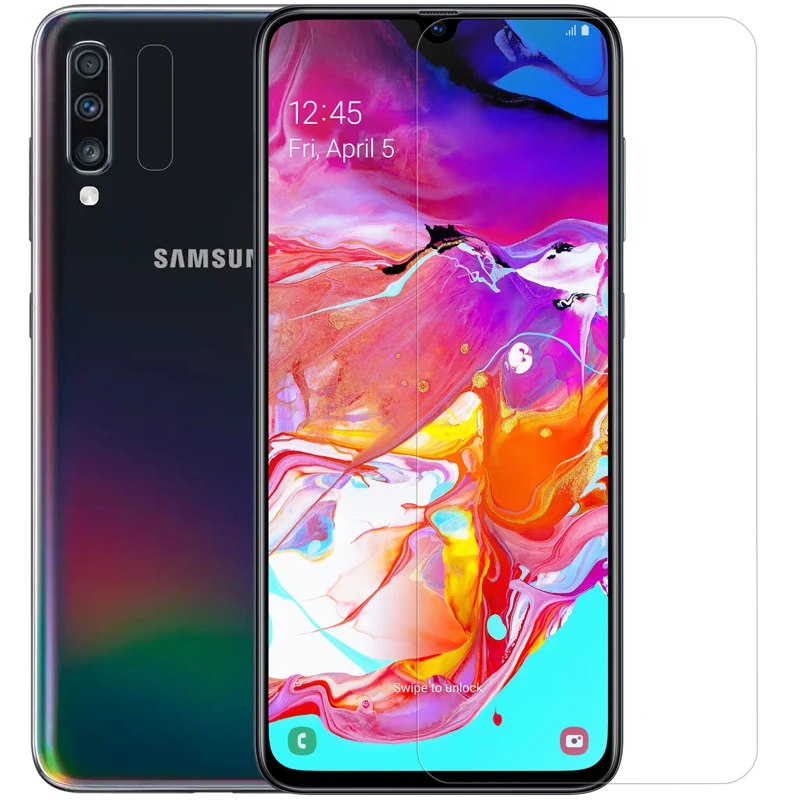 Для samsung A70 стеклянный протектор экрана Nillkin 9H жесткий прозрачный защитный закаленное стекло для samsung Galaxy A70 Nilkin пленка