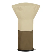 210D ткань Оксфорд сверхмощная застежка-молния круглый открытый сад стоячий водонепроницаемый пылезащитный аксессуары Патио Нагреватель Крышка