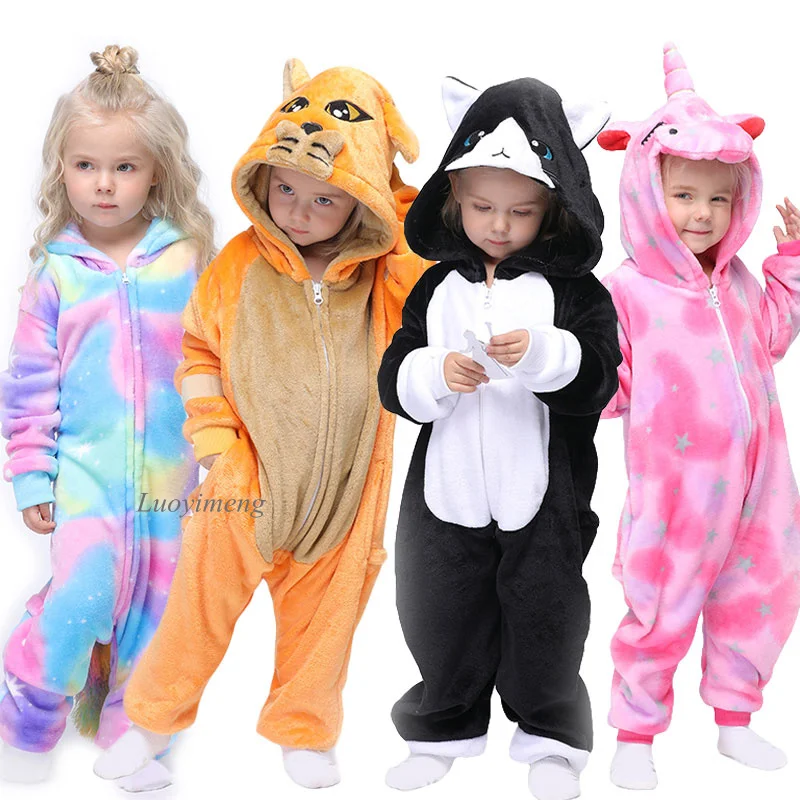 New Kids Animal Pyjamas Unicorn Pajamas for Children Anime Panda Cat Cosplay Costume Winter Boys Girls Sleepwear Kigurumi Onesie New Kids Animal Pyjamas Unicorn Pajamas for Children Anime Panda Cat Cosplay Costume Winter Boys Girls Sleepwear Kigurumi Onesie