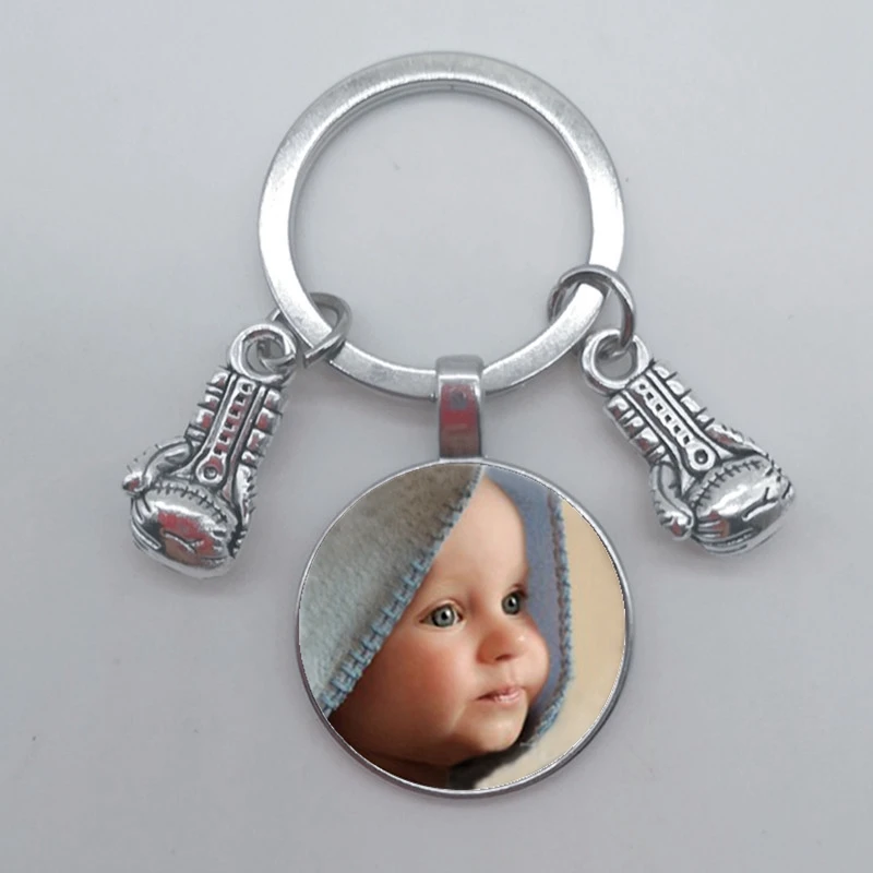 DIY Фото Подвеска Брелок фотографии вашего ребенка мамы папы бабушки и дедушки как