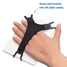 Bande élastique de support de téléphone, réglable, antidérapante, forte, pour tablettes, iPad, Kindle