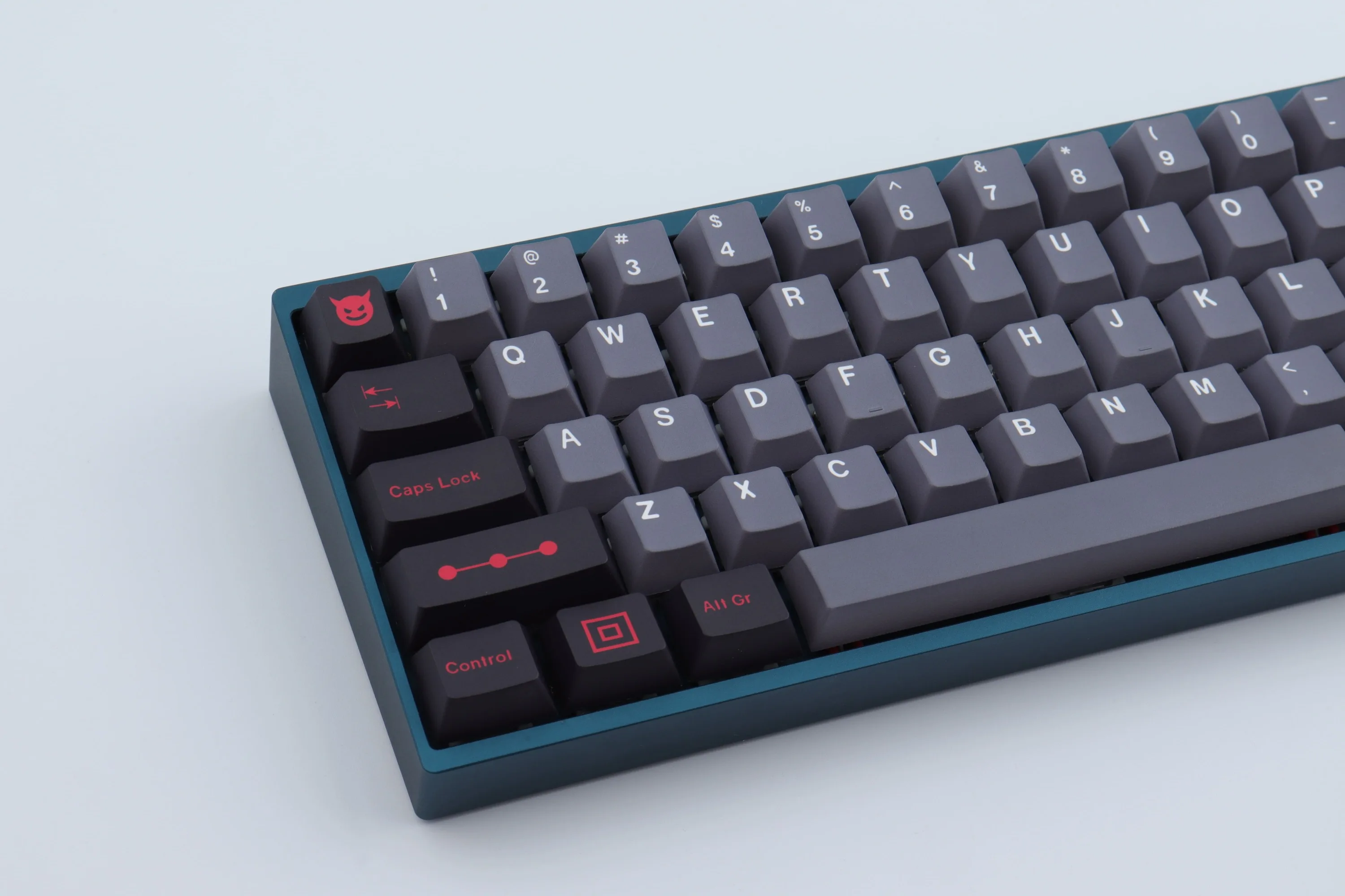 Tampão de Teclado Mecânico Personalizado Gmk Evil Dolch Keycaps Cereja Perfil Pbt Dye-sub 129 Chaves - Imagem 6