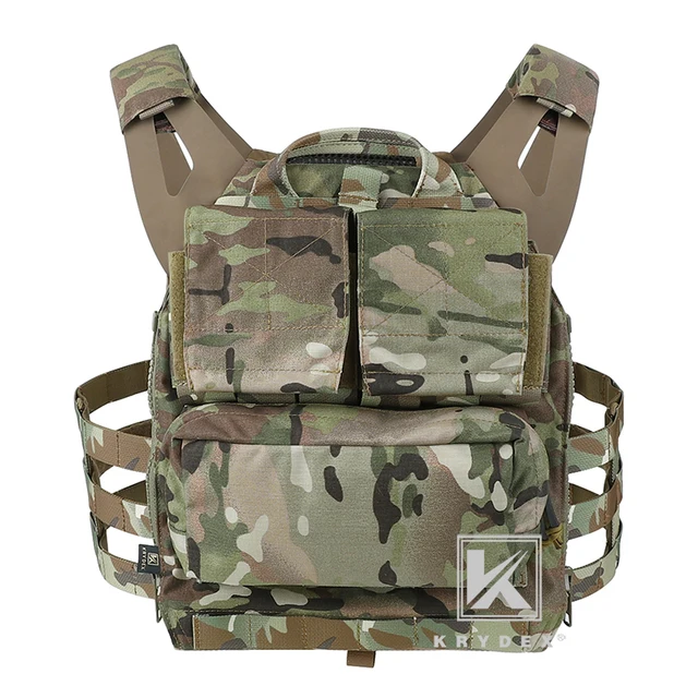KRYDEX Tactical Pack Zip-on Panel Backpack For CPC NCPC AVS JPC2.0 Vest Multicam Tactical Airsoft Combat Gear Carrier Bag Multican