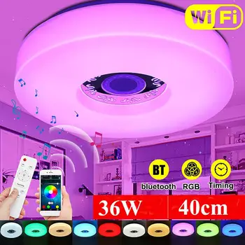 

WiFi Modern LED Ceiling Light With Dimmable RGB bluetooth Music for Bedroom Living room 36W/72W APP Control Remote Control Lamp