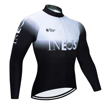 

Cycling Jersey Jacket INEOS Men Long Sleeve MTB Shirt Autumn Breathable Bicycle Tops Racing Clothing Motocross Shirt