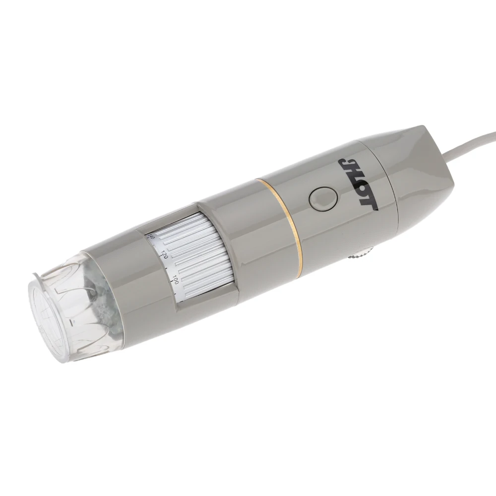 8LED USB микроскоп OTG функция цифровой зум Лупа с держателем True 5.0MP видеокамера 1X-500X увеличение 0-3 см фокус