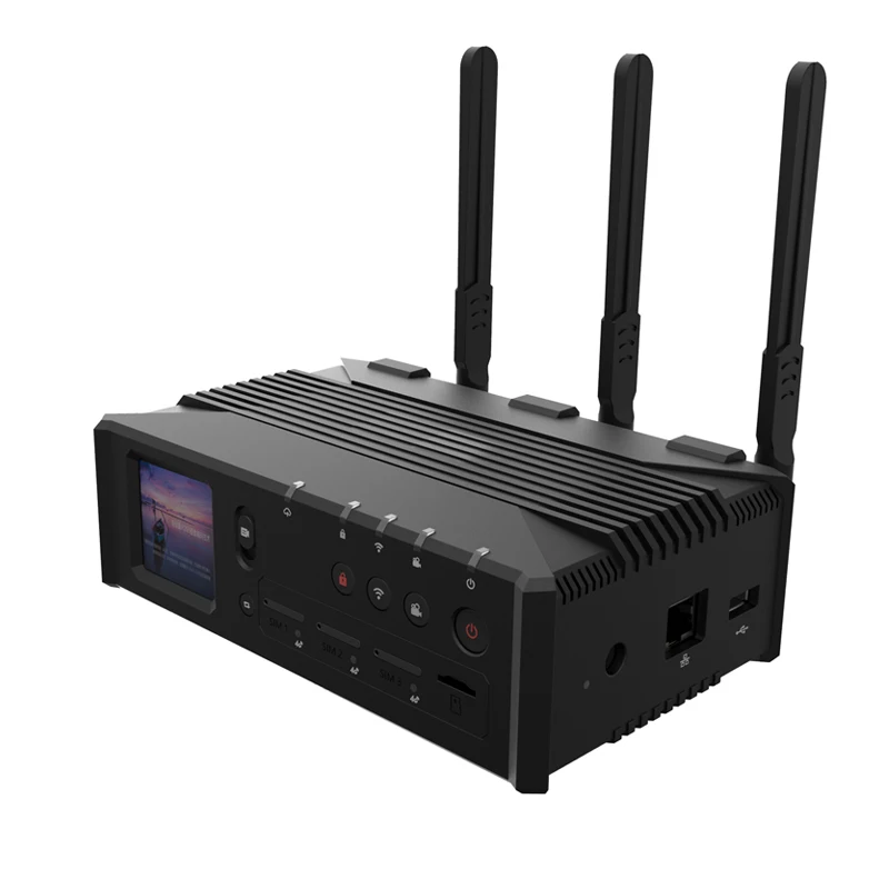 3x4G потоковый кодировщик Q8 связывающий кодировщик H264/H265+ для HDMI/SDI 1080P Быстрый стабильный интернет