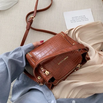

Quality Stone Pattern Leather Crossbody Bags For Women Designer Small Handbags Chain Shoulder Messenger Bag Mini Purses Hand Bag