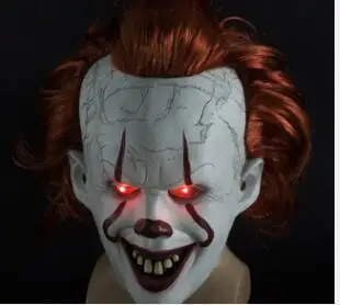 Mask 3 Джокера Хэллоуин костюм Стивен Кинг это Pennywise костюм клоуна на Хеллоуин вечерние наряд Джокера платье маска пеннивайза - Цвет: Mask 3