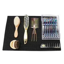 Профессиональный парикмахерский Противоскользящий коврик стол мягкий PU Коврик для салона использования набор инструментов X7YB