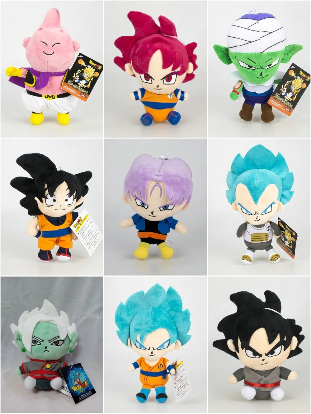 Чучела Dragon Ball Super Zamasu Goku Black Vageta Blue Супер Saiyan God Piccolo Future trunks плюшевый кулон в форме куклы игрушка детский подарок