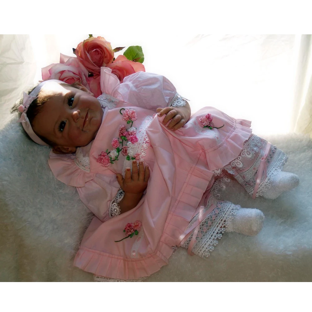 55 см силиконовые куклы Reborn Bebe Alive Реалистичная мягкая настоящая сенсорная Одежда