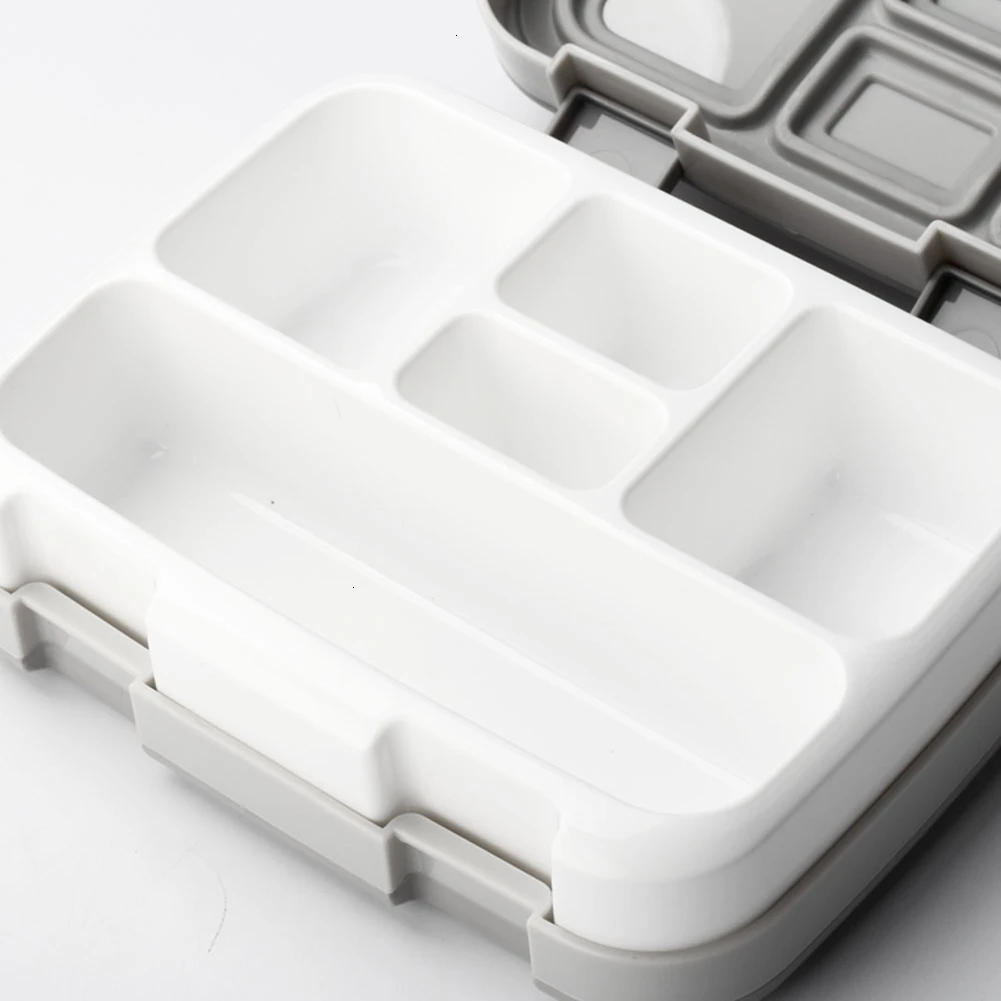 5 сетки отсек BPA Бесплатный Ланч-бокс для детей Microwavable мультфильм Bento коробка Герметичный пищевой контейнер ланчбокс для пикника B4