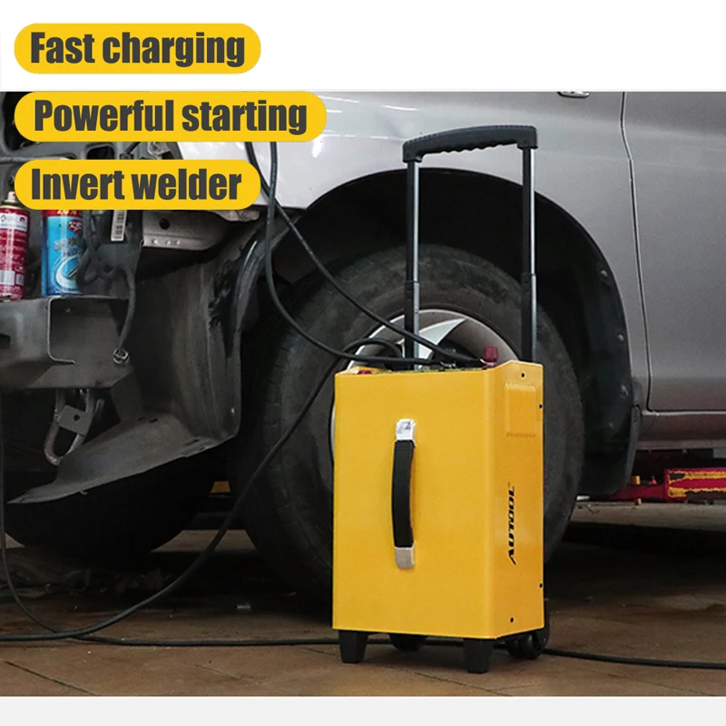 

New AUTOOL Car Battery Charger 12V 2000W Jump Start Starter 400A With Inverter Welder 3in1 Charging for Batteries