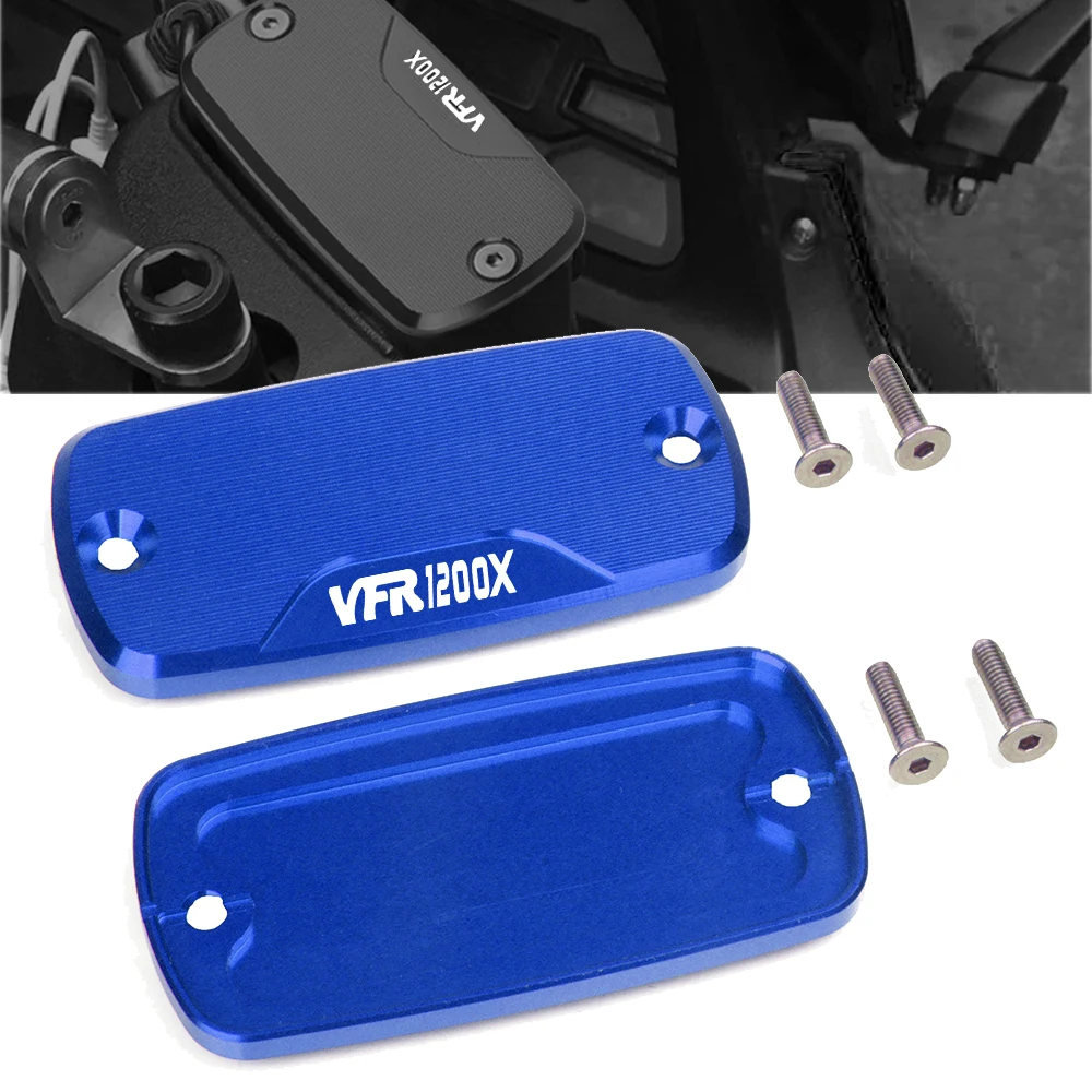 

For HONDA VFR1200X VFR 1200X 1200F VFR1200 2014 2013 2012 2011 2010 Motorcycle CNC Front Brake Clutch Fluid Reservoir Cover Caps