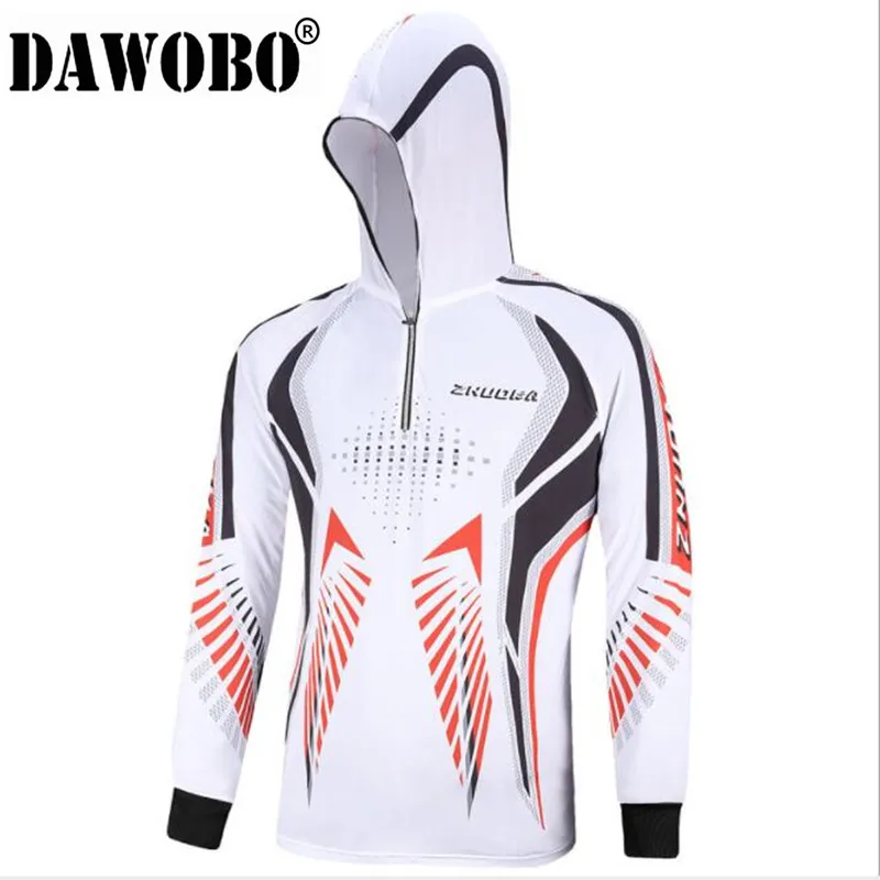 Hooded 03 Новое поступление мужская womon дышащая одежда для рыбалки быстросохнущая анти УФ 40+ анти-москитная с длинным рукавом с капюшоном рубашки для рыбалки - Цвет: Hooded 03