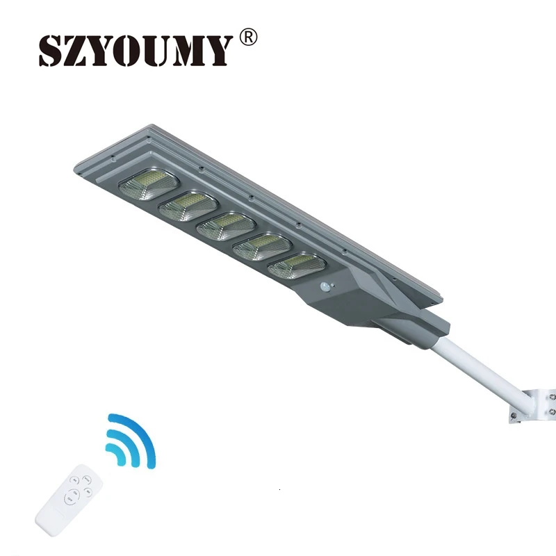 

SZYOUMY 150W Waterproof IP65 Remote Control Solar Outdoor Garden Road Light Waterproof PIR Sensor 120W Solar LED Street Light