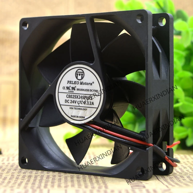 Original NEW C8025X24SPLP1 24V 0.12A 8CM Motor protection cooling Fan | Обустройство дома