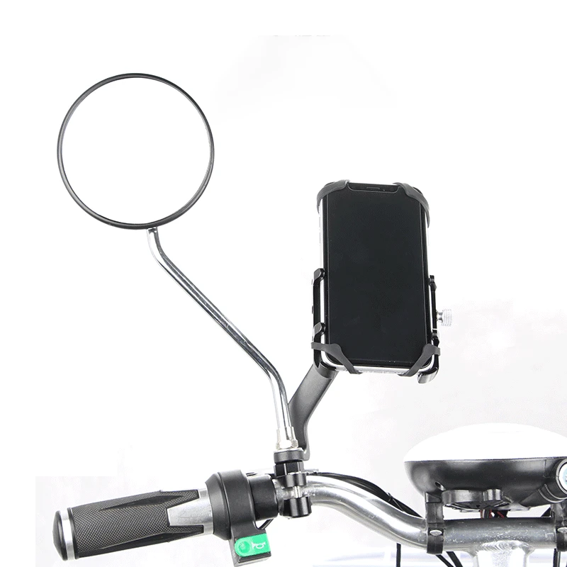 GUB PLUS 6 360 ° Вращающийся Универсальный мотоцикл держатели для мобильных телефонов подставки для Honda Мотоцикл телефон крепление зеркало заднего вида стойки