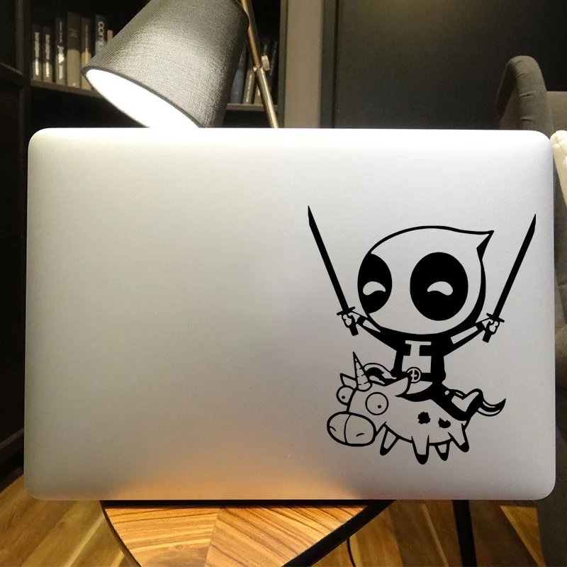 Стикер для ноутбука с единорогом Deadpool наклейка Macbook Pro 16 дюймов Air Retina 11 12 13 14 15 HP Mac