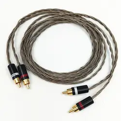 HI-End Odin Посеребренная сигнальная линия RCA кабель, RCA к RCA аудио кабель