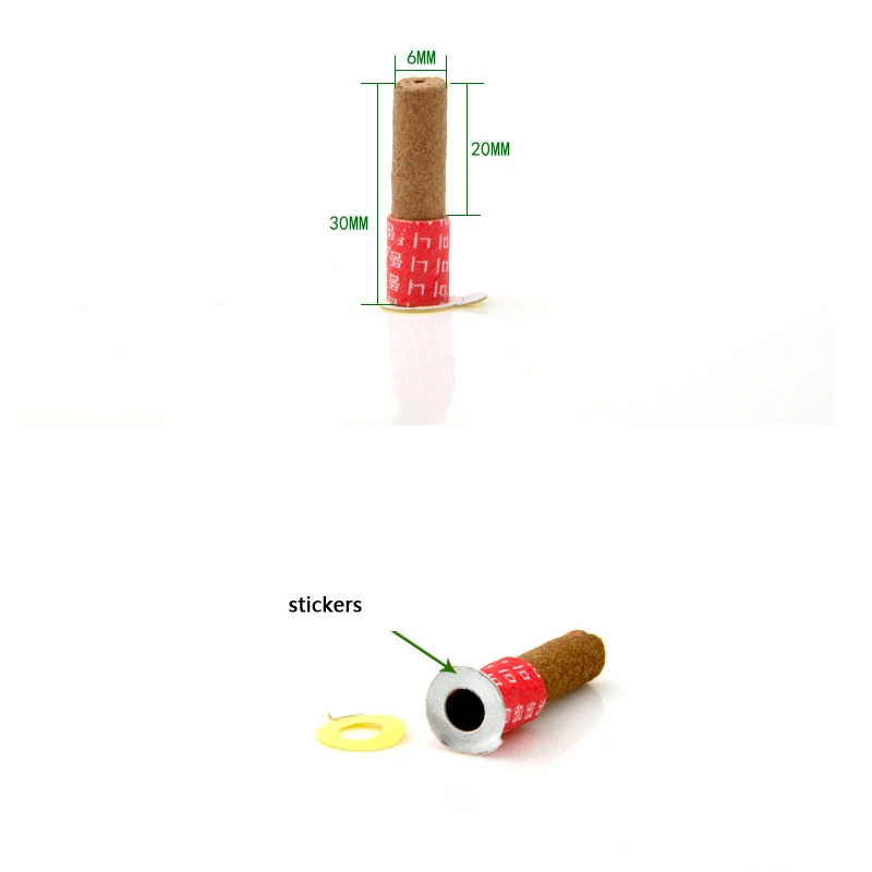 180pcs Mini Moxa Self Stick-On Chinese Moxibustion Therapy Mini Massage Heating Acupuncture Moxa Tube