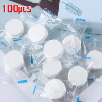 

100pcs/set Disposable Compressed Face Towel Non-Woven For Outdoor Travelling Disposable Towels Brand New