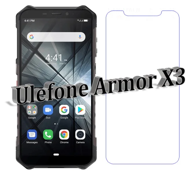 Для Ulefone Armor X3 защита экрана из закаленного стекла 9H Защитная пленка для телефона для Ulefone Armor X3 стеклянный чехол
