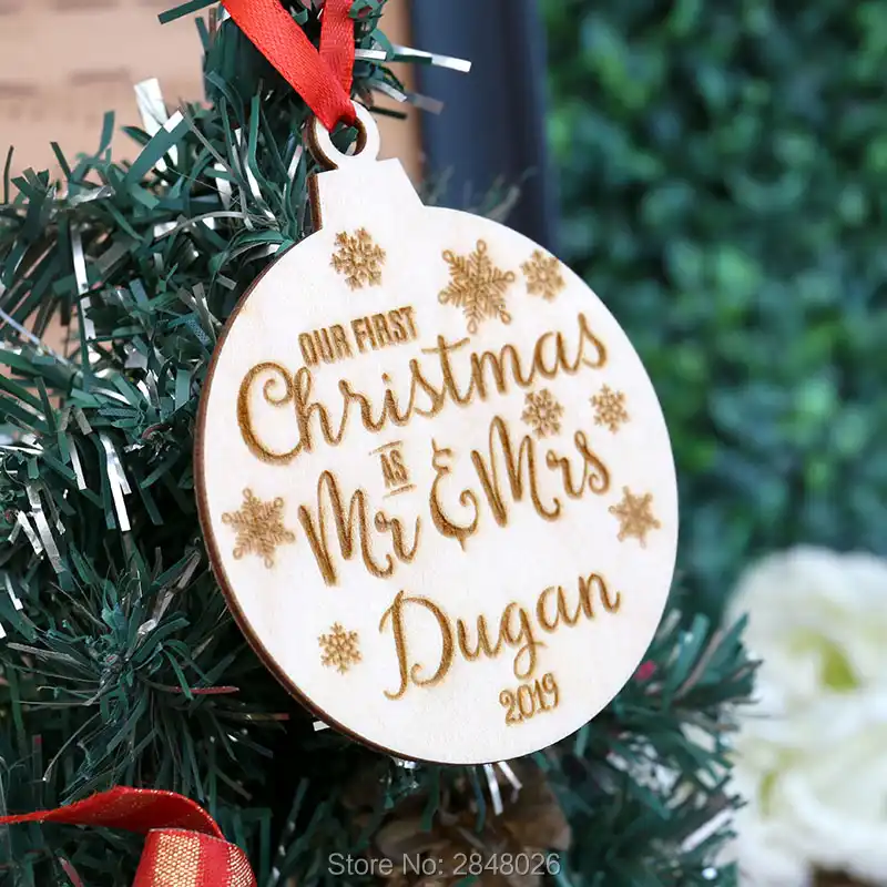 our first christmas 2020 2020 Our First Christmas Ornament Married Our First Christmas As Mr And Mrs Personalized Christmas Ornaments Ornament Married Aliexpress our first christmas 2020
