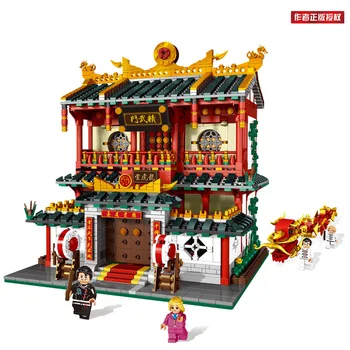 

2882Pcs XINGBAO Building Blocks XB-01004 Moc Creator China Town Series Martial Art Schools Chinese architecture Bricks Toys
