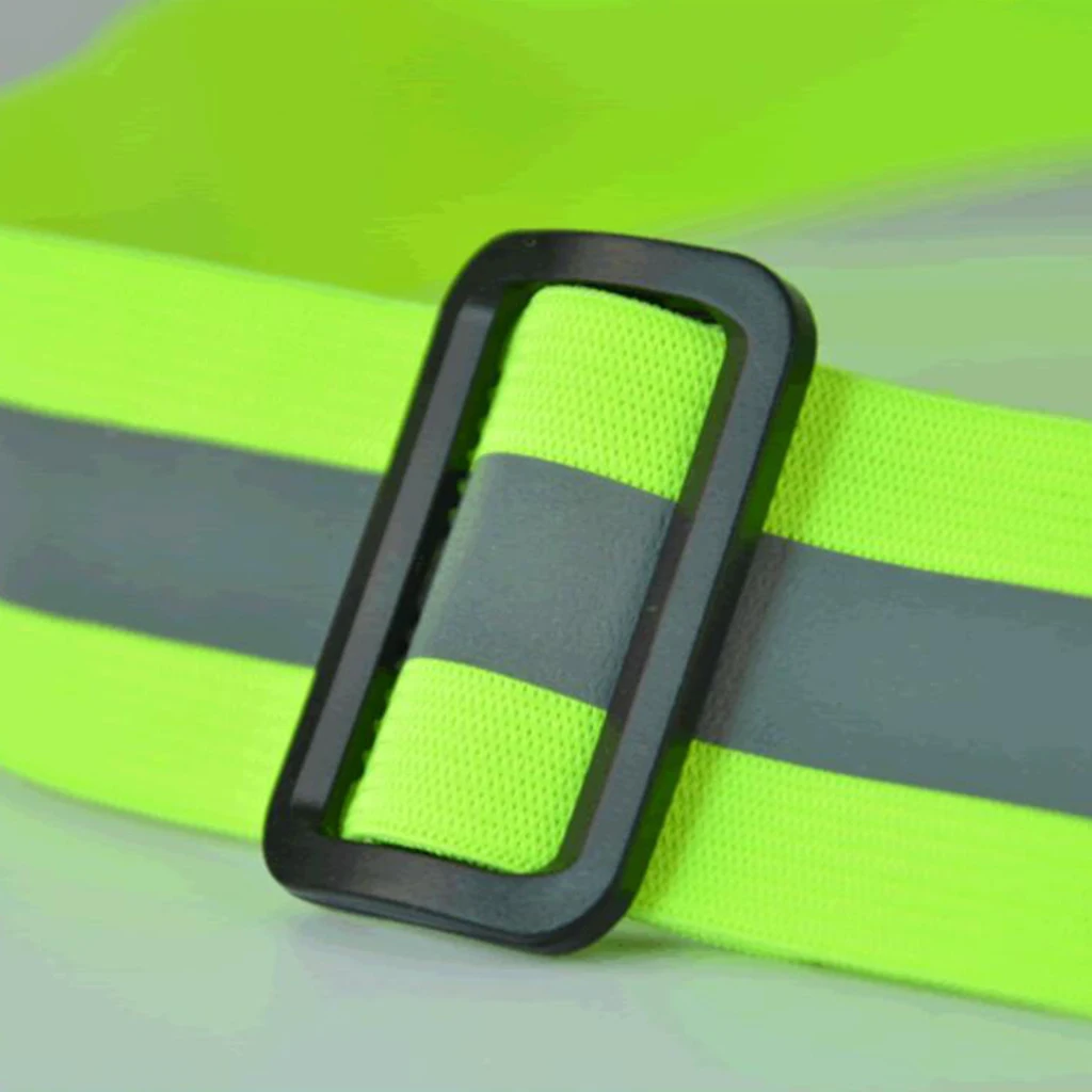 Reflective Safety Vest, Bright Construction Vest Belt with Reflective Strips, High Visibility Vest for Working Outdoor