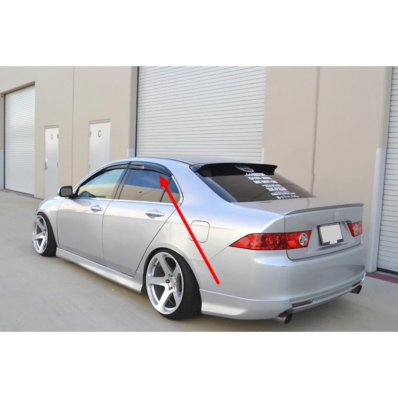 

4 pieces For Honda Accord CL7 CL9 Spoiler rear window visor 4dr 2004-2008
