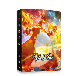 Livre de cartes de combat Pokémon, capacité de 432, Collection de cartes de dessin animé, dossier de cartes de jeu, porte cartes de 9 poches, Collection de jouets pour enfants 