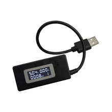 Mini USB 3V-15V LCD Display Voltage Current Capacity Monitor Detector Mobile Power Tester