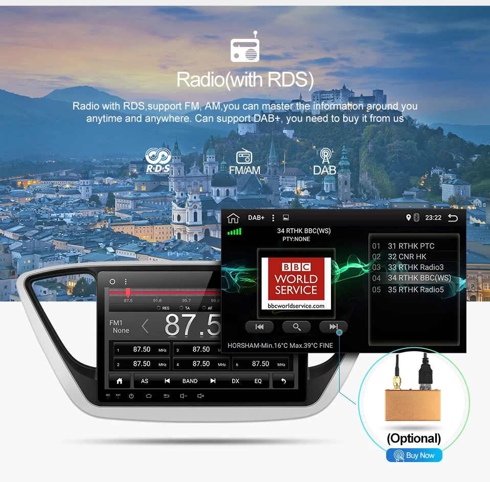 Flash Deal Uniway A17YN9071 android 9.0 car dvd for the new hyundai verna  solaris accent 2016  2017 car radio multimedia player gps stereo 15