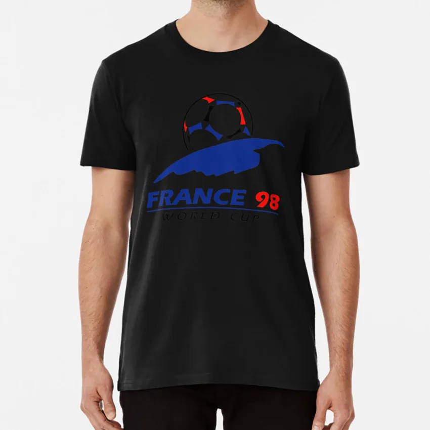 France 98 Logo T Shirt France 98 Graphic Retro French