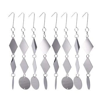 

8Pcs/Set Bird Repellent Discs-Reflective Double Side Home and Garden Bird Control Deterrent