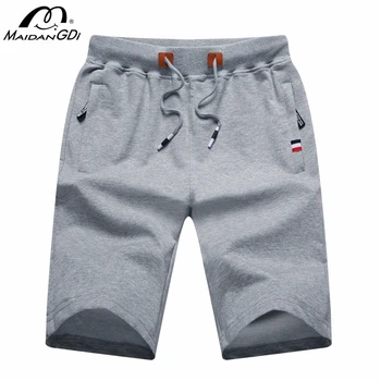 

MAIDANGDI 2020 Summer New Shorts For Men Teenager Solid Color Streetwear Clothes Male's 100% Cotton Fashion Casual Sports Pants