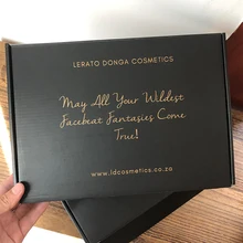 100 шт на заказ Печать Марка логотип упаковка складная картонная коробка подходит для одежды шарф, платье упаковка и волосы парики подарочная коробка