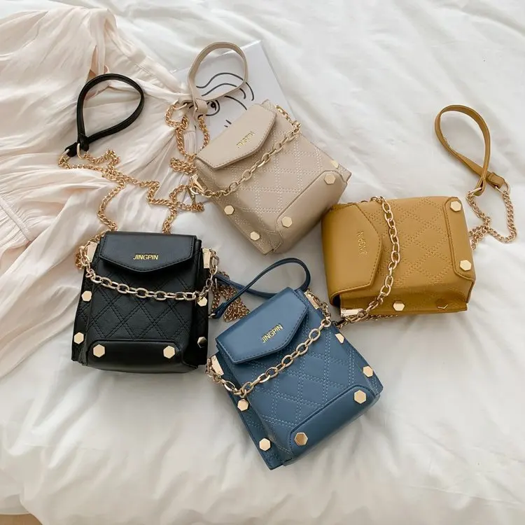 

Women's Bags Fashion Chain Messenger Bag Rhombus Shoulder Small Flag Bag Crossbody Bag Waterproof Street Outdoor Ladies Handbag