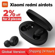 Xiaomi Redmi Airdots Xiaomi TWS беспроводные наушники Handsfree Голосовое управление Bluetooth 5,0 шумоподавление управление