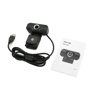 

PC Webcam 1080P Full HD Webcam 1920X1080 Resolution Plug And Play Auto Focus Automatic Light Correction