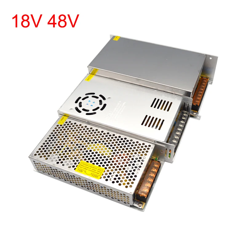 18V 48 V Питание трансформатор 220 В адаптер переменного тока 18 Вольт 36W 55W 90W 150W 250W 360W