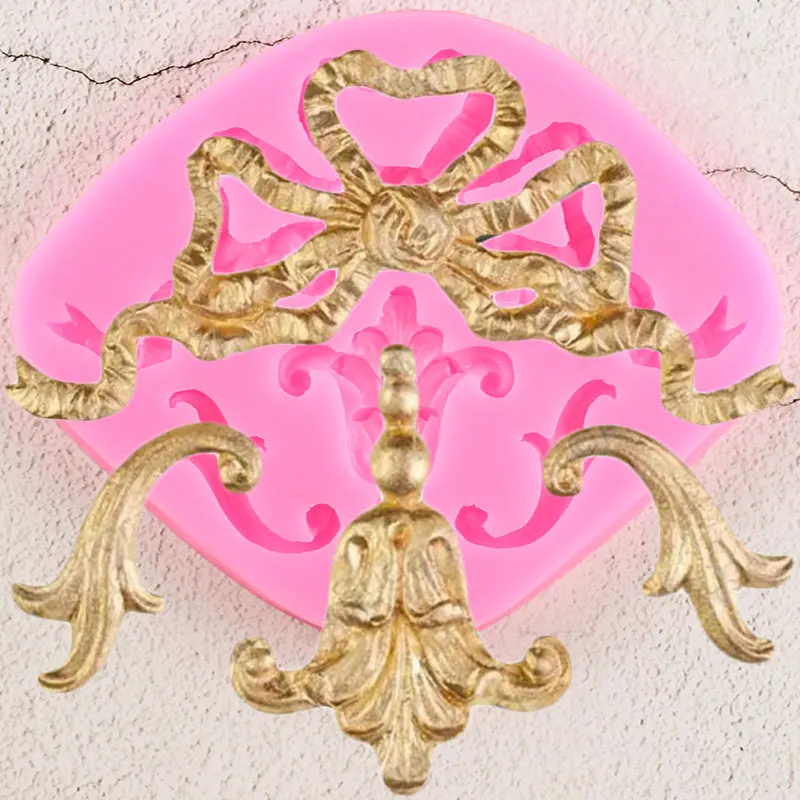 Рельефная силиконовая граница в стиле барокко инструменты для - Цена: 284,47 руб.