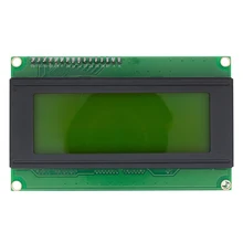 Free Shipping 5pcs 20x4 LCD Modules 2004 LCD Module with LED Yellow green Backlight White Character