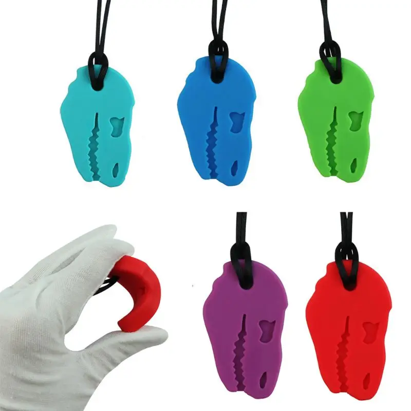 

Baby Teether Sensory Chew Necklace for Teething Autism Biting Chewing Baby Care