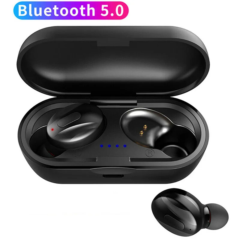 

TWS Wireless Earphones Bluetooth 5.0 Bass Headset with HD Mic and Charging Case Earbud for Phone PC Xiaomi Huawei IPhone Samsung