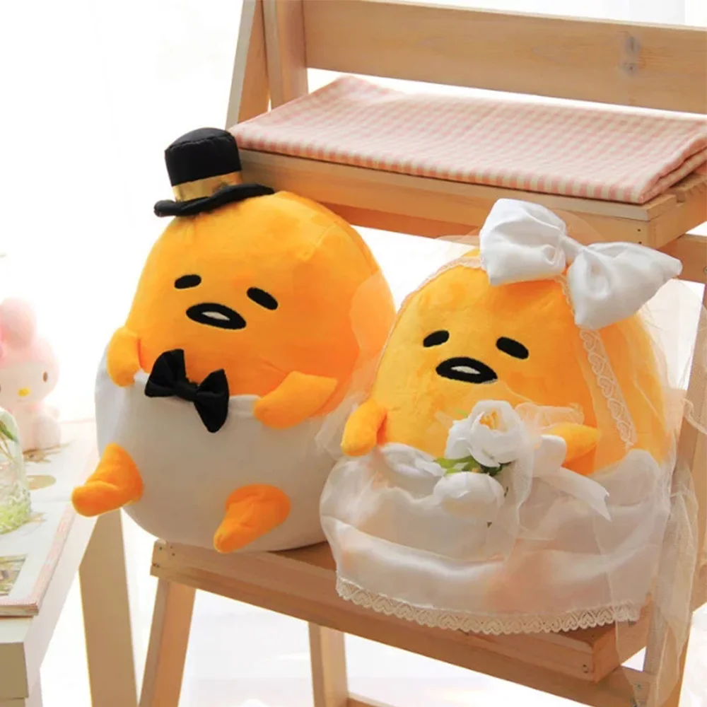 Gudetama yolk свадебное платье плюшевые TBS TV милые Мультяшные Изящные яйца игрушки
